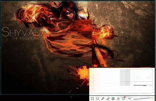 多图层编辑示意图，展示不同贴图元素的叠加效果