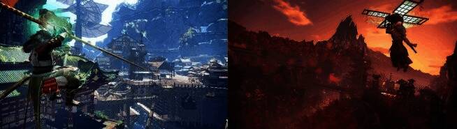 多种特色武器展示，包括传统刀剑与创新机械兵器