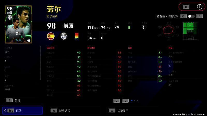 劳尔庆祝进球画面，双手指天神情激动