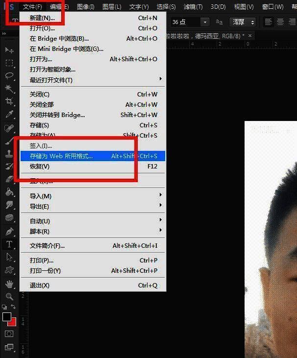 导出设置界面展示