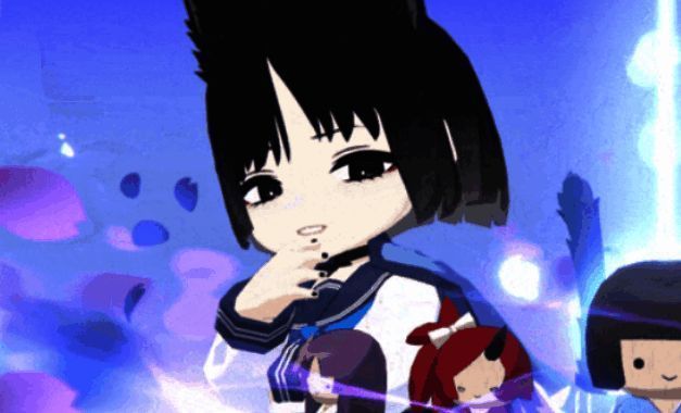 多人组队界面展示，桐生桔梗位于后排中央，队友呈扇形分布