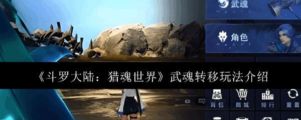 玩家界面展示武魂切换按钮位置示意图