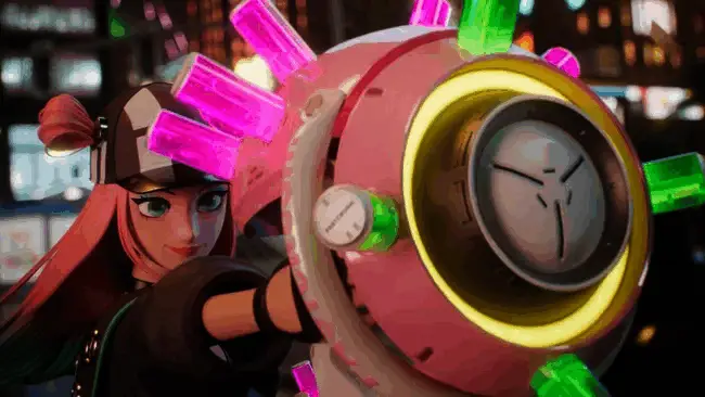 Square Enix公司总部外观，现代建筑风格，门前有《最终幻想》角色雕像