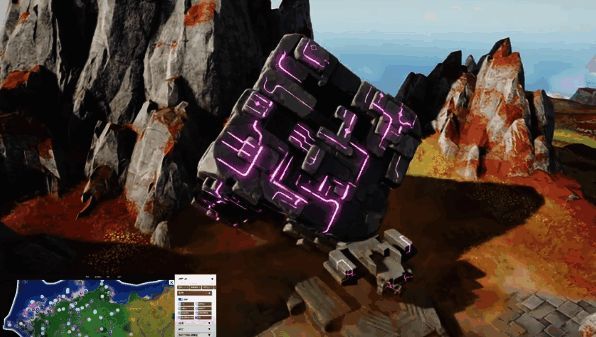 花芽蟹伊莫角色展示，手持发光道具照亮前方道路