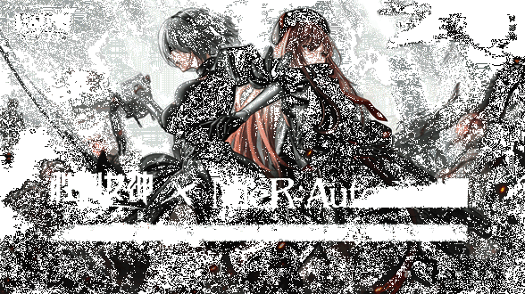 白发少女2B现身废墟都市，周围是残破的机械残骸与末日氛围