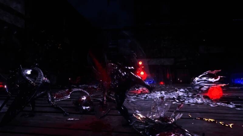 隼龙手持长刀，周围火焰翻腾，背景为暗色调战斗场景