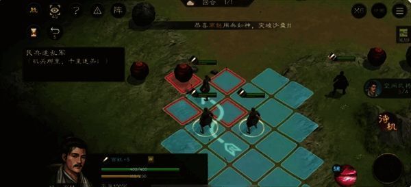 下方民兵开始推动第二个油桶，准备引爆连锁反应