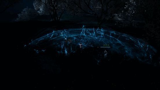 黄药师施展箫音绵绵技能，画面充满古典武侠风格特效