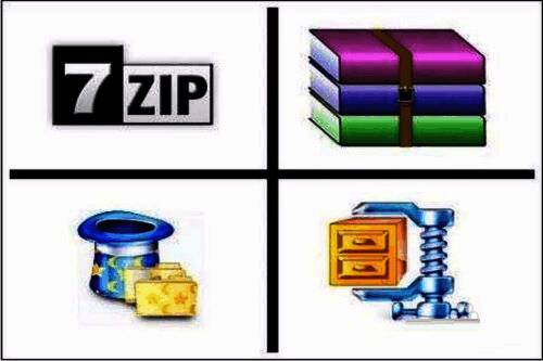 右键菜单中两个常用压缩选项对比展示，清晰明了