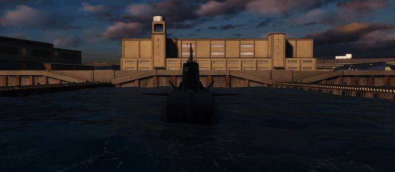 北风之神级潜艇发射导弹瞬间，画面震撼