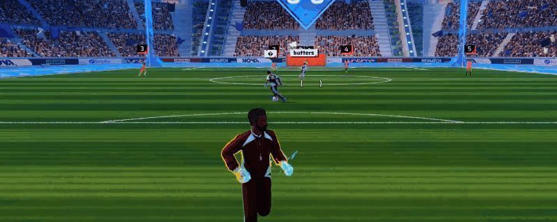 《开球！REMATCH》游戏中展示正方形双后腰战术示意图，两名后腰球员呈对称站位，准备支援中场