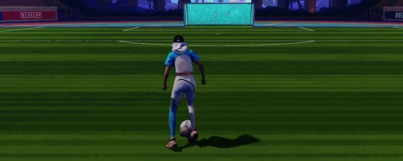 《开球！REMATCH》游戏内球员正在进行一次精准传球，足球划出弧线飞向队友预定位置