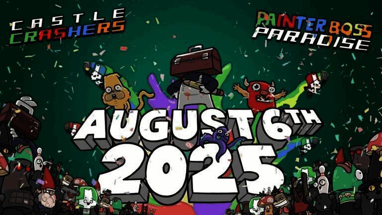 《城堡毁灭者》角色设计界面展示，界面中展示了多种颜色与形状选项，供玩家自由搭配