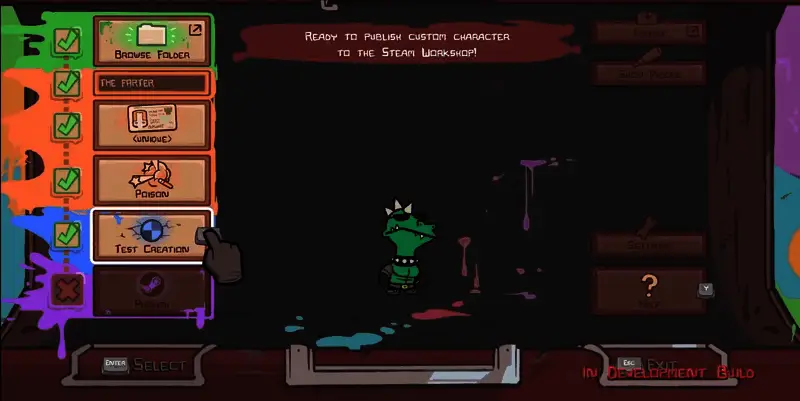 游戏主菜单画面展示八种不同主题的艺术背景，包括森林、城堡、画室等场景