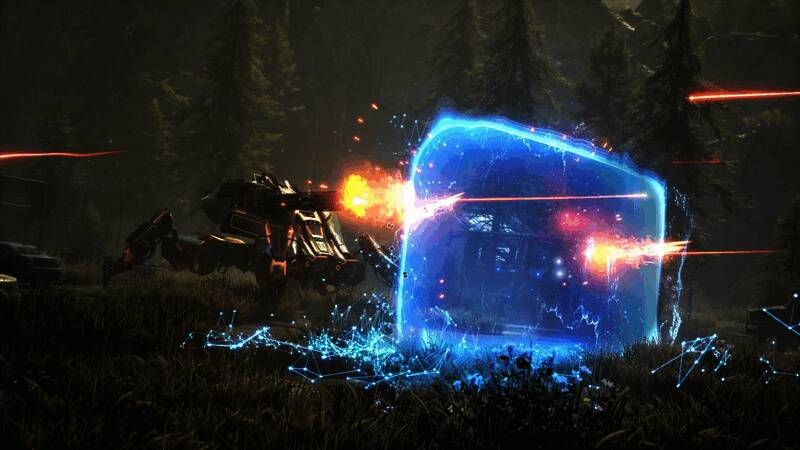 角色技能释放瞬间，光影效果震撼