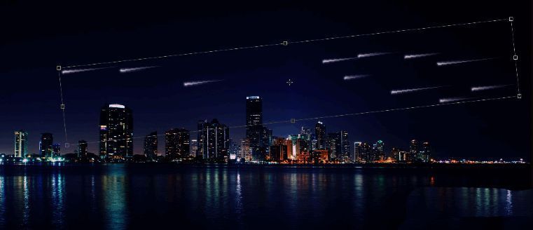 图层样式面板中显示外发光选项，参数已调整为柔和的黄色光晕效果