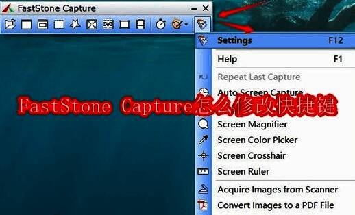 FastStone Capture软件界面展示，主窗口简洁直观