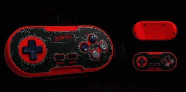 游戏实机画面展示，主角手持霰弹枪面对蜂拥而至的恶魔敌人