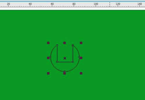 布尔运算完成后的扳手头部轮廓初步成型