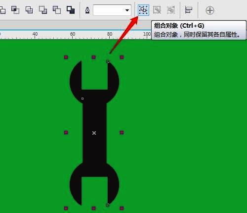 取消边线后，扳手图形更显专业与精致