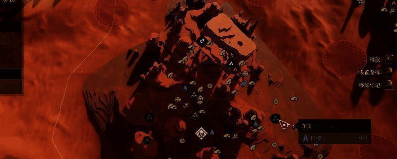 《沙丘：觉醒》游戏内地图宝箱位置示意图，玩家正在接近藏有情报点的地点