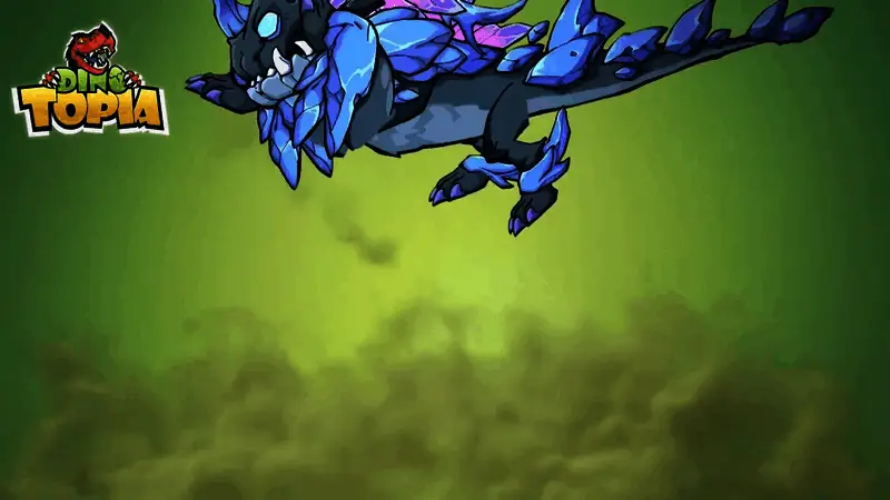 游戏内战斗场景，玩家与恐龙协同作战