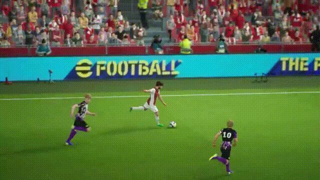 比赛助威动画，球迷挥舞旗帜，球员入场