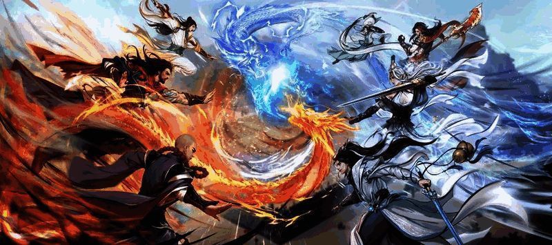 天龙江湖巅峰对决现场，众多玩家屏息以待最终王者诞生