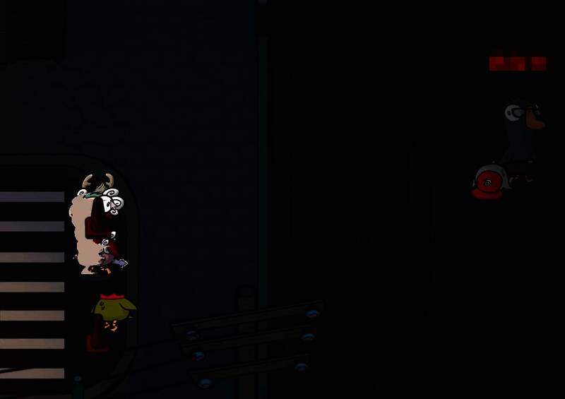 掠夺者在地图上独自拖动尸体的画面，周围环境空旷