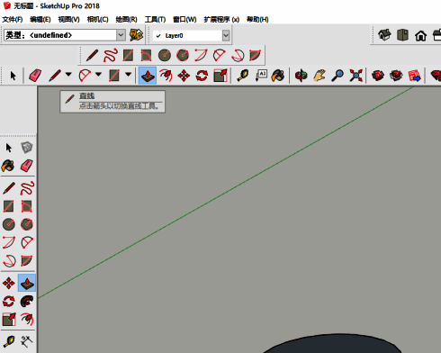 工具菜单展开，卷尺工具位于常用功能列表中