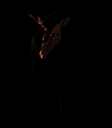 神秘独角兽神灵，气质高贵却带着孤寂