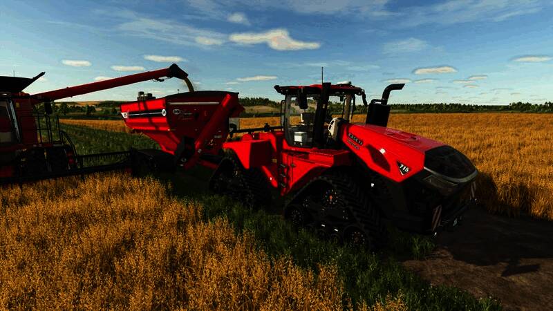 多种知名品牌的农机排列展示，包括JohnDeere、Kubota等