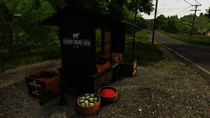 多人联机画面，几位玩家共同操作农机在田野上作业