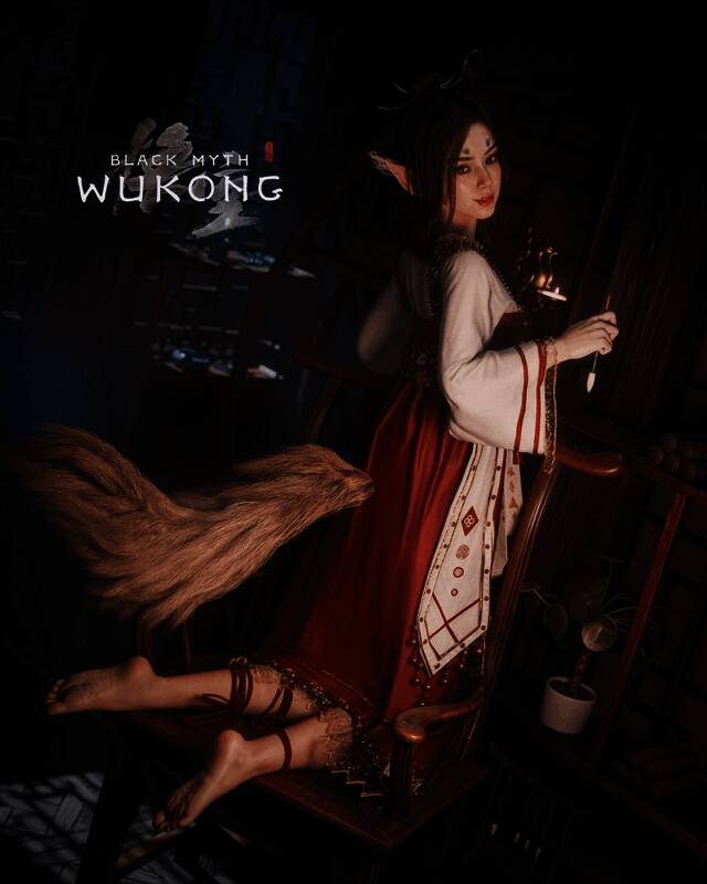 角色面部表情与光影处理极具真实感的3D艺术作品