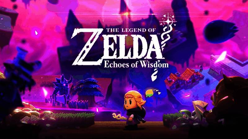 《塞尔达传说：智慧的再现》游戏场景展示，角色在探索神秘遗迹