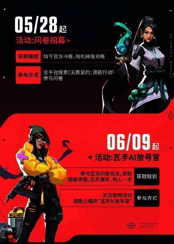 测试资格获取方式汇总，展示多个放号渠道与参与方式