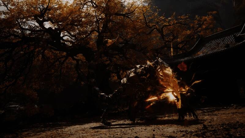 《黑神话：悟空》场景细节展示，植被与光影效果细腻逼真