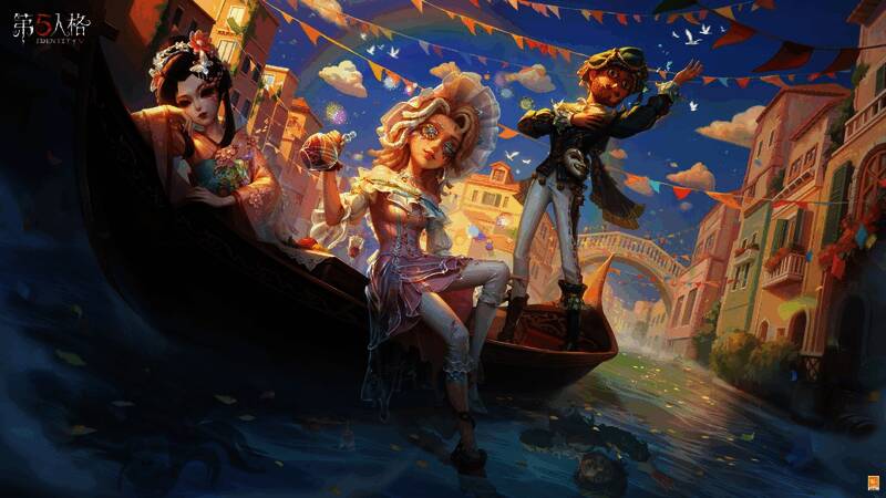 调酒师稀世时装破碎的芙拉吉尔展示图，角色身穿玻璃质感服饰，眼角点缀碎钻