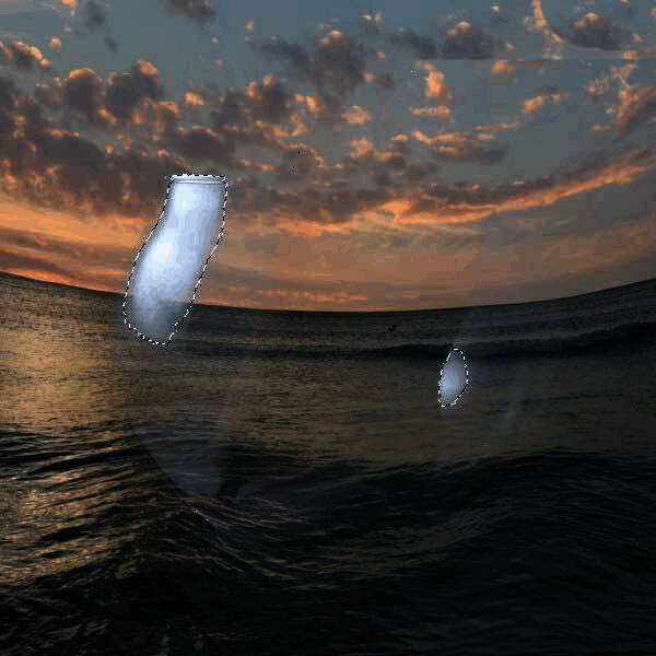 玻璃图层副本设置完成后的效果预览