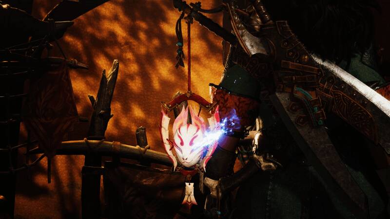 《怪物猎人：荒野》中猎人正在与狱焰蛸激烈战斗的场景，地面遍布熔岩特效，角色动作紧张刺激