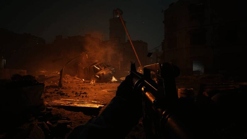 《三角洲行动》多人对战场景，角色装备精良，战场环境逼真