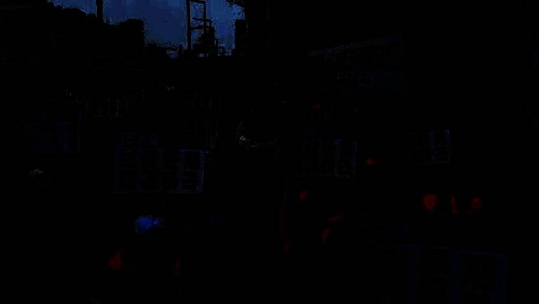 Neople总部大楼外景，员工聚集抗议