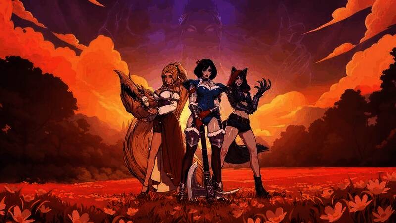 游戏场景展示，城堡内部光影交错，充满神秘氛围