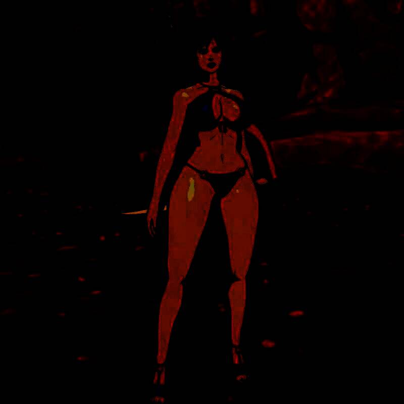 两名角色并肩作战，施放联合技能，特效华丽炫目