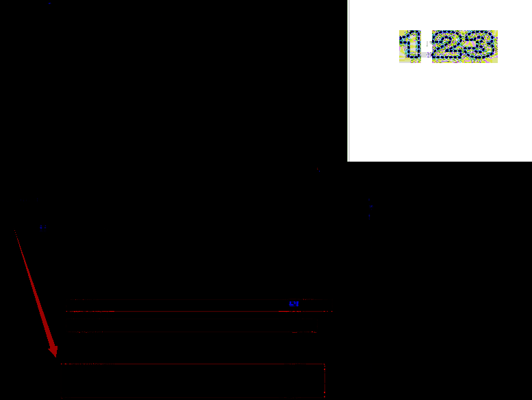 虚线描边设置面板展示开启虚线模式后的参数调节区域，包括颜色选择器和宽度滑块控件