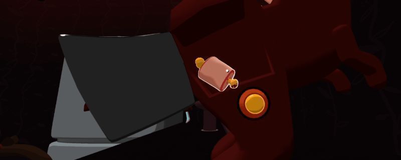 游戏内角色在冰箱梦境场景中与巨型恐龙对峙的画面