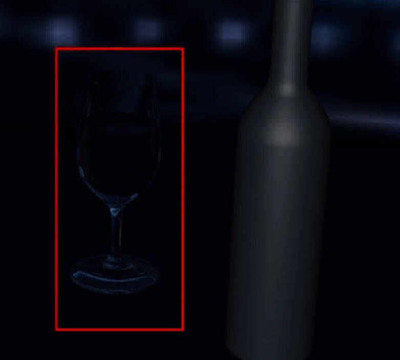 渲染完成后的玻璃杯效果图，展现通透质感