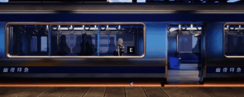 游戏场景中一位少女在幽暗森林中探索，周围闪烁着神秘光芒