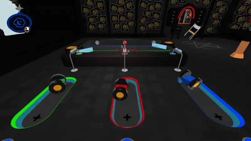 镜子梦境中调整反射镜角度的界面示意图