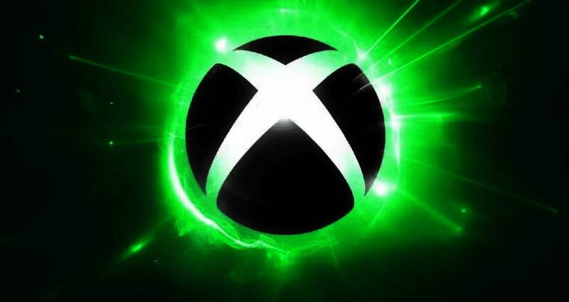 Xbox展区整体画面，展台空荡，缺乏产品展示与维护